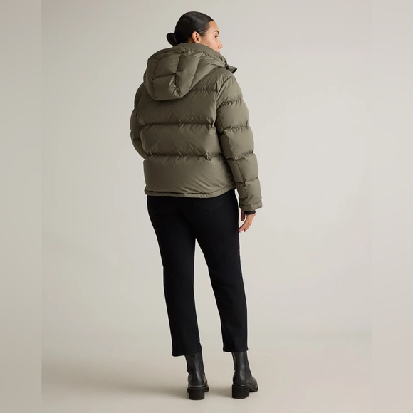 NWT Quince Responsible Down Cropped Puffer Jacket - Picture 6 of 9